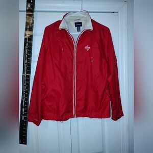 Catalina Island RAre Authentic Sailing Red Windbreaker Jacket for Men Or Women!!